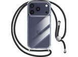 Avizar, Custodia Per Iphone 17 Pro Serie Soft-Touch Con Cinghia Di Trasporto, Trasparente