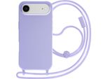 Avizar, Custodia Iphone Air In Silicone Morbido Con Cinturino Regolabile, Lavanda
