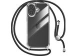 Avizar, Custodia Per Iphone 17 In Silicone Morbido Con Cinturino Regolabile, Trasparente
