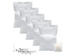 3.05 Cera Di Paraffina Bianca - 5 Kg - Cera Per Candele Con 50 Stoppini (5X 1 Kg)