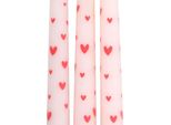 Something Different - Candela Conica, Cuore (Confezione Da 3) SD10612 (Taglia Unica) (Rosa)