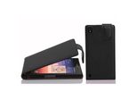 Cadorabo Custodia Protettiva Per Huawei Ascend P7 Cover In Nero Flip Case Custodia Del Telefono Cellulare Cover In Similcuoio
