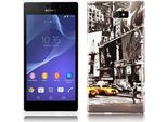 Custodia Cadorabo Per Sony Xperia M2 / M2 Aqua Custodia Protettiva In Grigio Custodia Rigida Custodia Protettiva Per Telefono Cellulare Custodia Cover Case