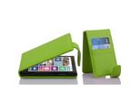 Cadorabo Custodia Protettiva Per Nokia Lumia 929 / 930 Cover In Verde Flip Case Custodia Per Cellulare Cover In Similcuoio