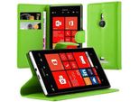 Cadorabo Cover Per Nokia Lumia 925 Cover Protettiva In Verde Custodia Per Cellulare Cover Chiusura Magnetica