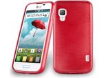 Cadorabo Cover Per Lg L5 Ii (2Nd Sim) Cover Protettiva In Rosso Cover Protettiva Cover In Silicone Tpu Cover