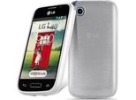 Custodia Cadorabo Per Lg L40 Cover Protettiva In Argento Custodia Protettiva In Silicone Tpu Cover