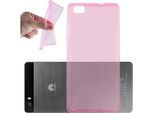 Cadorabo Cover Per Huawei P8 Lite 2015 Cover Protettiva In Rosa Custodia Protettiva In Silicone Tpu Cover Case