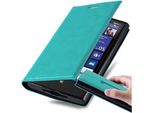 Cadorabo Cover Per Nokia Lumia 920 Cover Protettiva In Turchese Custodia Per Cellulare Cover Chiusura Magnetica