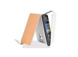 Cadorabo Custodia Protettiva Per Htc One Max T6 Custodia In Bianco Custodia Per Telefono Cellulare Flip Case Cover Imitazione Pelle