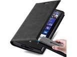 Cadorabo Cover Per Nokia Lumia 920 Cover Protettiva In Nero Custodia Per Cellulare Cover Chiusura Magnetica