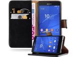 Cadorabo Cover Per Sony Xperia Z3 Compact Cover Protettiva In Nero Cover Per Cellulare Custodia Libro Custodia