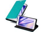 Cadorabo Custodia Per Samsung Galaxy Alpha Custodia Protettiva In Turchese Custodia Per Cellulare Cover Chiusura Magnetica