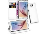 Cadorabo Custodia Per Samsung Galaxy S6 Custodia Protettiva In Bianco Cellulare Custodia Cover Chiusura Magnetica