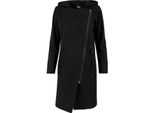 Urban Classics - Parka Donna In Finto Camoscio Nero - M