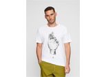 T-Shirt Da Uomo Urban Classics Fms Sign Tee Bianco - S