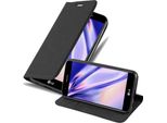 Cadorabo Cover Per Lg K10 2017 Cover Protettiva In Nero Custodia Per Cellulare Cover Chiusura Magnetica