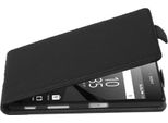 Cadorabo Custodia Protettiva Per Sony Xperia Z5 Cover In Nero Flip Case Custodia Del Telefono Cellulare Case Cover Imitazione Pelle