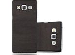 Cadorabo Cover Per Samsung Galaxy A5 2015 Cover Protettiva In Nero Custodia Rigida Look Legno Telefono Cellulare Cover