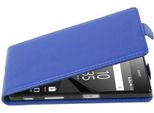 Cadorabo Custodia Protettiva Per Sony Xperia Z5 Premium Custodia In Blu Flip Case Custodia Per Cellulare Cover In Similcuoio
