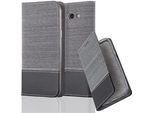 Cadorabo Custodia Per Samsung Galaxy J7 2017 Versione Usa Custodia Protettiva In Grigio Custodia Per Telefono Cellulare Custodia A Libro Cover