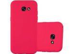 Cadorabo Custodia Per Samsung Galaxy A5 2017 Custodia Protettiva In Rosso Custodia Per Cellulare Tpu Custodia In Silicone Cover