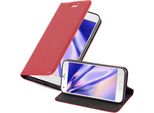 Cadorabo Custodia Per Htc One A9S Custodia Protettiva In Rosso Custodia Per Telefono Cellulare Cover Chiusura Magnetica