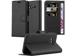 Cadorabo Cover Per Samsung Galaxy J3 2016 Cover Protettiva In Nero Custodia Per Telefono Cellulare Cover Chiusura Magnetica