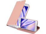 Cadorabo Custodia Per Telefono Cellulare Per Samsung Galaxy J5 2016 Custodia Protettiva In Rosa Cover Etui Book Case Booklet