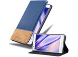 Cadorabo Custodia Per Huawei P9 Lite 2016 / G9 Lite Custodia Protettiva In Blu Shandy Custodia Custodia A Libro Custodia In Similcuoio