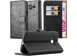 Cadorabo Cover Per Samsung Galaxy J3 2016 Cover Protettiva In Nero Cellulare Cover Libro Custodia Custodia Lusso