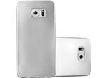 Cadorabo Custodia Protettiva Per Samsung Galaxy S6 Edge In Argento Custodia Del Telefono Cellulare Custodia In Silicone Tpu Cover Case