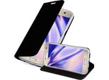 Cadorabo Custodia Per Cellulare Per Samsung Galaxy S7 Custodia Protettiva In Nero Cover Etui Book Case Booklet
