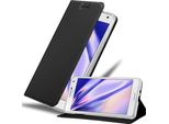 Cadorabo Custodia Per Cellulare Per Samsung Galaxy A7 2015 Custodia Protettiva In Nero Cover Etui Book Case Booklet