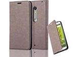 Cadorabo Custodia Per Motorola Moto X Play Cover Protettiva In Marrone Custodia Per Cellulare Cover Chiusura Magnetica