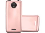 Cadorabo Custodia Protettiva Per Motorola Moto C Plus Custodia In Rosa Custodia Per Telefono Cellulare Custodia In Silicone Tpu Custodia Cover Case