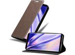 Cadorabo Custodia Per Samsung Galaxy Note 9 Custodia Protettiva In Marrone Custodia Per Cellulare Cover Chiusura Magnetica