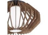 Eglo Deckenleuchte "Rusticaria", Schwarz, Ø 45Cm H: 27,5Cm, 1 Stk., Leuchten, Deckenleuchte In Schwarz Aus Stahl - Exkl. E27 - 40W, Deckenleuchte