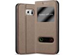 Cadorabo Custodia Protettiva Per Samsung Galaxy Note 5 Cover In Marrone Custodia Del Telefono Cellulare Custodia A Libro Custodia Cover