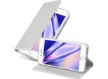 Cadorabo Custodia Per Cellulare Per Apple Iphone 7 Plus / 7S Plus / 8 Plus Custodia Protettiva In Argento Cover Etui Book Case Booklet