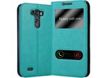 Cadorabo Custodia Protettiva Per Lg G3 In Turchese Custodia Del Telefono Cellulare Libro Custodia Cover Etui