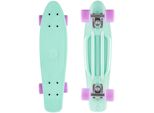 Skateboard STAR-SKATEBOARD, grün (türkis, lavendel), Skateboards, Kinder, Kicktail