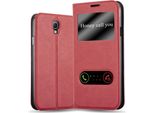 Cadorabo Custodia Protettiva Per Samsung Galaxy Note 3 Neo Custodia In Rosso Custodia Per Telefono Cellulare Custodia A Libro Custodia Cover