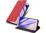 Cadorabo Custodia Per Zte Axon 7 Mini Custodia Protettiva In Rosso Custodia Per Cellulare Cover Chiusura Magnetica