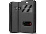 Cadorabo Custodia Protettiva Per Samsung Galaxy J1 2015 Cover In Nero Custodia Del Telefono Cellulare Custodia A Libro Cover Case