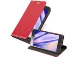 Custodia Cadorabo Per Zte Blade L7 Custodia Protettiva In Rosso Custodia Per Cellulare Cover Chiusura Magnetica