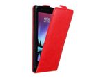 Cadorabo Cover Per Lg K4 2017 Cover Protettiva In Rosso Flip Case Cover Telefono Cellulare