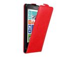 Cadorabo Cover Per Nokia Lumia 630 / 635 Cover Protettiva In Rosso Flip Case Custodia Del Telefono Cellulare Cover