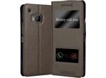 Cadorabo Custodia Protettiva Per Htc One M9 Cover In Marrone Custodia Del Telefono Cellulare Custodia A Libro Cover Etui