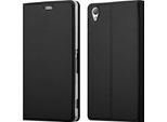 Cadorabo Custodia Per Cellulare Per Sony Xperia Z3 Custodia Protettiva In Nero Cover Etui Book Case Booklet